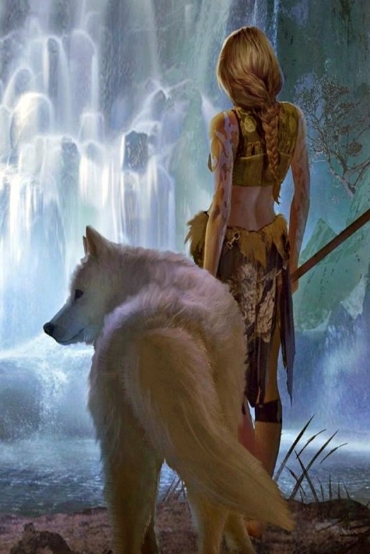 Fantasy-girl-and-wolf-waterfall-art-picture_iphone_640x960.jpg